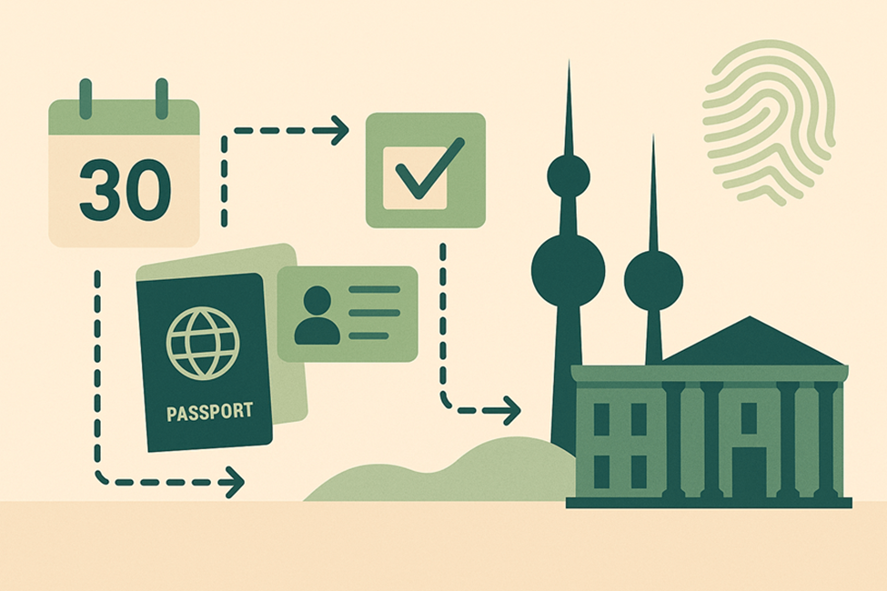 New in Kuwait? Your first 30-day paperwork timeline
