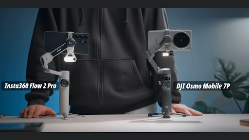 Smartphone Gimbal Comparison: Choosing Between the Insta360 Flow 2 Pro and DJI Osmo Mobile 7P